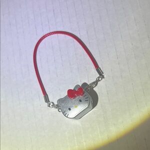 Hello Kitty Silver and Red Bracelet
